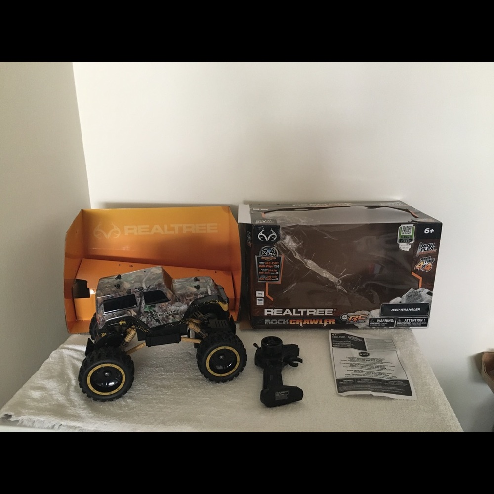 Nkok Real Tree Jeep Wrangler Rock Climber RC